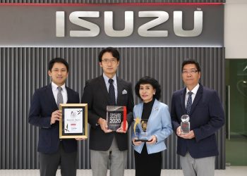 อีซูซุกวาด 4 รางวัลเกียรติยศ จากองค์กรชั้นนำของเมืองไทย
