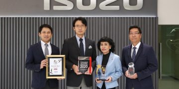 อีซูซุกวาด 4 รางวัลเกียรติยศ จากองค์กรชั้นนำของเมืองไทย