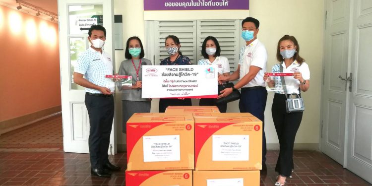 ETON Group ร่วมบริจาคหน้ากาก Face Shield  ให้แก่สถาบันการแพทย์และโรงพยาบาล