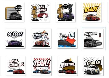 BMW ชวน ดาวน์โหลดสติกเกอร์ โดยรายได้มอบให้ “กองทุนชัยพัฒนาสู้ภัยโควิด 19 (และโรคระบาดต่างๆ)”