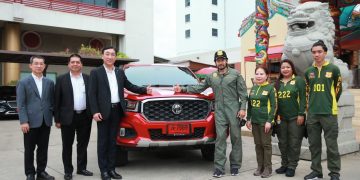 “เอ็มจี” สนับสนุน “บิณฑ์ บรรลือฤทธิ์” และมูลนิธิร่วมกตัญญู” ช่วยคนไทยสู้ภัยโควิด-19