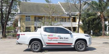 มิตซูบิชิจัดตั้ง ไทรทัน ตลาดเคลื่อนที่ ช่วยเหลือผู้ที่ได้รับผลกระทบจากโควิด-19