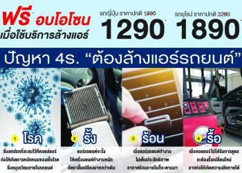 สุขภาพดีควรต้องดูแล ด้วยโปรฯ ล้างแอร์สู้โควิด ที่ MMS ทุกสาขา