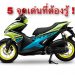 5 จุดเด่น New YAMAHA AEROX 155