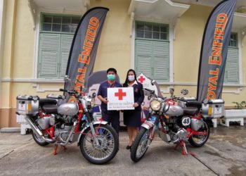 รอยัล เอนฟิลด์ สนับสนุนการต่อสู้โควิด-19 ในประเทศไทย