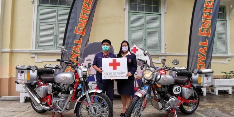 รอยัล เอนฟิลด์ สนับสนุนการต่อสู้โควิด-19 ในประเทศไทย