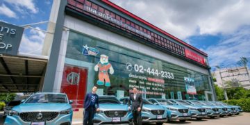 เอ็มจี ส่ง NEW MG ZS EV 40 คัน ลงโครงการ EV Car Sharing