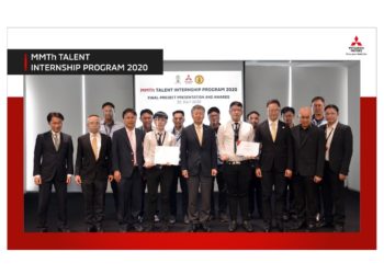 มิตซูบิชิ แสดงความยินดีแก่นักศึกษาที่สำเร็จหลักสูตรในโครงการนักศึกษาฝึกงานประจำปี 2563