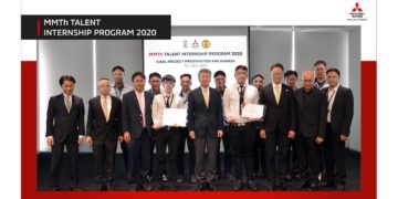 มิตซูบิชิ แสดงความยินดีแก่นักศึกษาที่สำเร็จหลักสูตรในโครงการนักศึกษาฝึกงานประจำปี 2563