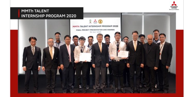 มิตซูบิชิ แสดงความยินดีแก่นักศึกษาที่สำเร็จหลักสูตรในโครงการนักศึกษาฝึกงานประจำปี 2563