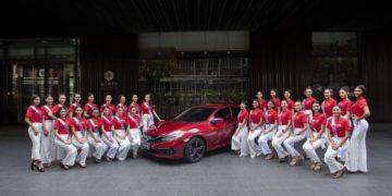 ฮอนด้านำ ซีวิค สีแดงอิกไนต์ ร่วมกิจกรรมในงาน Miss Universe Thailand 2020