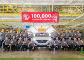 เอ็มจี ฉลองยอดการผลิตรถยนต์ในประเทศไทย ครบ 100,000 คัน