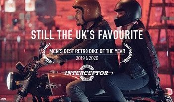 รอยัล เอนฟิลด์ อินเตอร์เซปเตอร์ 650  ครองตําแหน่ง “Best Retro Bike of the Year” 2 ปีซ้อน