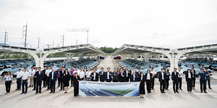 เอ็มจี ผนึก WHAUP เปิด “Solar Carpark” ขนาดใหญ่ที่สุดในประเทศไทย ณ โรงงานผลิตรถยนต์ เอ็มจี