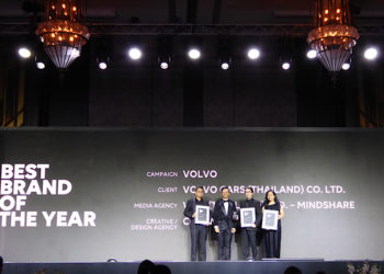 วอลโว่ คว้ารางวัล  “Best Brand of The Year 2020” จาก  ไลน์ คอร์เปอร์เรชั่น ประเทศไทย