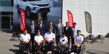 โตโยต้ามอบรถเรซซิ่งวีลแชร์และชุดนักกีฬาให้กับนักกีฬาพาราลิมปิก