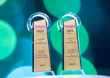 นิสสัน ประเทศไทย คว้าสองรางวัลยานยนต์ยอดนิยมแห่งปี 2563
