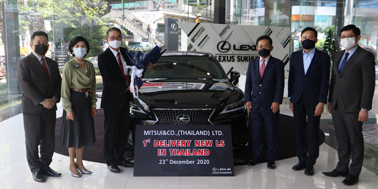 เลกซัสกรุ๊ป ส่งมอบ เลกซัส LS ใหม่ ให้กับบริษัท MITSUI & CO., (THAILAND) LTD เพื่อใช้เป็นรถประจำตำแหน่งประธานบริษัท