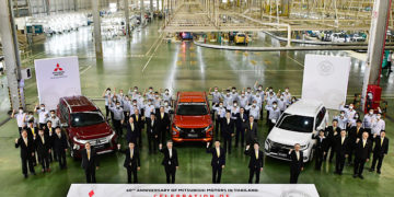 มิตซูบิชิฉลองความสำเร็จอย่างต่อเนื่องด้วยการผลิตรถยนต์ครบ 6 ล้านคัน