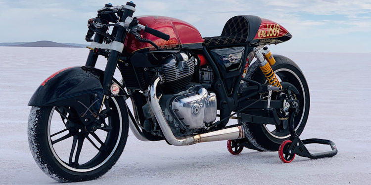 รอยัล เอนฟิลด์ อินเตอร์เซปเตอร์ 650 ทำลายสถิติใหม่บนสนามแข่ง