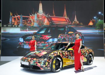 ปอร์เช่นำเสนออัตลักษณ์ความเป็นไทย บนยนตรกรรมสปอร์ตไฟฟ้าไทคานน์
