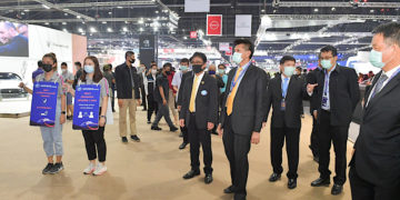 กระทรวงสารณสุขลงพื้นที่เยี่ยมชมงาน มอเตอร์โชว์ 2021 ย้ำคุมเข้มมาตรการป้องกันโควิด-19