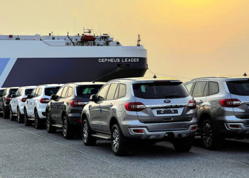 โรงงานฟอร์ดเหมาเรือส่งออกรถยนต์ครั้งใหญ่ที่สุดสู่ออสเตรเลีย