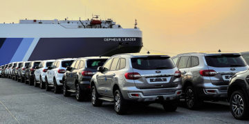 โรงงานฟอร์ดเหมาเรือส่งออกรถยนต์ครั้งใหญ่ที่สุดสู่ออสเตรเลีย
