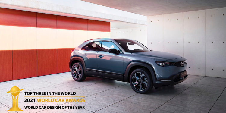MAZDA MX-30 พิชิต TOP 3 WORLD CAR DESIGN OF THE YEAR2021  