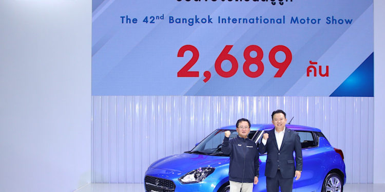 ซูซูกิกวาดยอดจองมอเตอร์โชว์ ทะลุเป้า 2,689 คัน พร้อมคว้ารางวัลยอดเยี่ยมแห่งปี