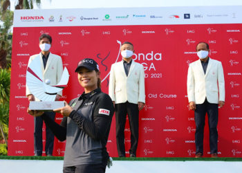 เอรียา จุฑานุกาล คว้าแชมป์ประวัติศาสตร์กอล์ฟสตรี “ฮอนด้า แอลพีจีเอ ไทยแลนด์ 2021”