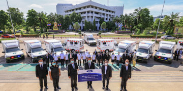 ฟอร์ดสนับสนุนสาธารณสุขสู้โควิด-19 มอบรถพยาบาลมาตรฐานสากล 10 คัน 