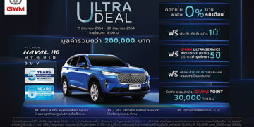เกรท วอลล์ มอเตอร์ เปิดข้อเสนอสุดพิเศษใน ULTRA DEAL Campaign ชวนคนไทยลงทะเบียนจองสิทธิ์เพื่อซื้อ All New HAVAL H6 Hybrid SUV