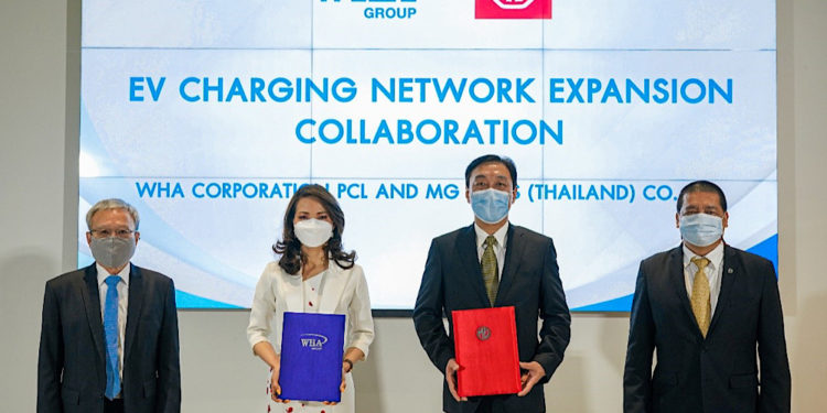 เอ็มจี จับมือ ดับบลิวเอชเอ กรุ๊ป เตรียมให้บริการ“MG Super Charge” ในเขตพื้นที่เศรษฐกิจพิเศษภาคตะวันออก (อีอีซี)