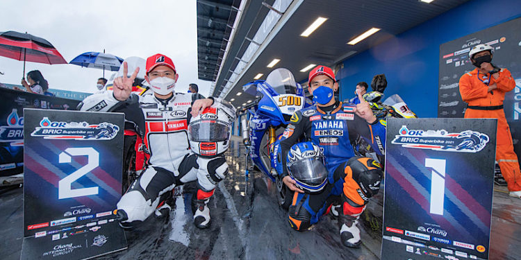 ระห่ำสายฝน!! ตี-โฟลท-เจมส์ ผงาดคว้าแชมป์ OR BRIC Superbike 2021 สนาม 3