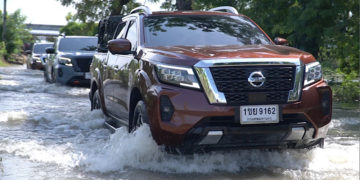 นิสสันช่วยเหลือผู้ประสบภัยน้ำท่วม