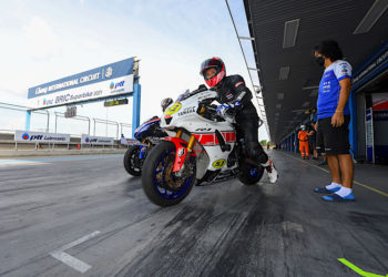 “ฐิติพงศ์-ภาสวิชญ์-ชานนท์” จ่าฝูงวันแรก โออาร์ บีอาร์ไอซี ซูเปอร์ไบค์ สนาม 2