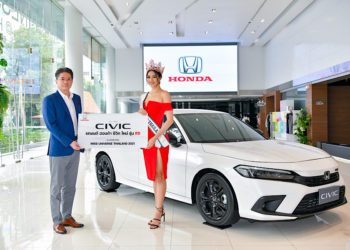 “ฮอนด้า” มอบ ซีวิค ใหม่ รุ่น RS ให้ “แอนชิลี” Miss Universe Thailand 2021