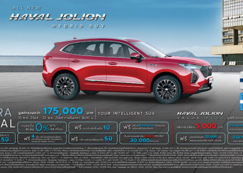 เปิดจองสิทธิ์เพื่อซื้อ All New HAVAL JOLION Hybrid SUV กับแคมเปญ ULTRA DEAL มอบข้อเสนอสุดพิเศษ รวมมูลค่ากว่า 175,000 บาท