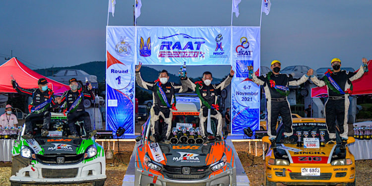 ร.ย.ส.ท.สร้างประวัติศาสตร์ใหม่ให้แรลลี่สำเร็จประเดิมสนามแรกสุดคึก