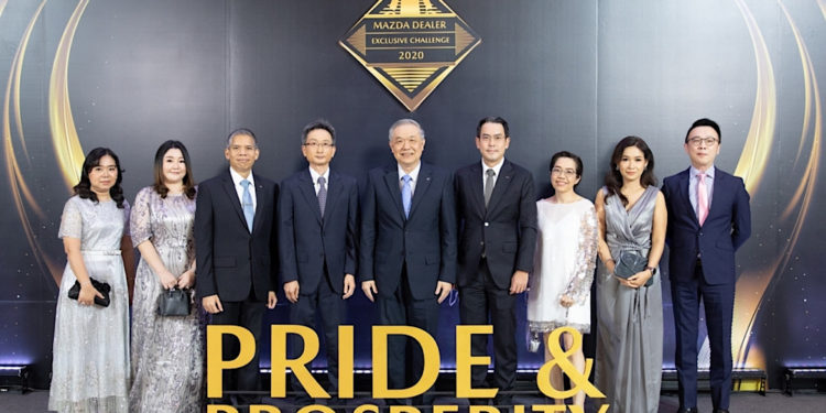 มาสด้ามอบรางวัลแห่งเกียรติยศให้ผู้จำหน่ายยอดเยี่ยมประจำปี