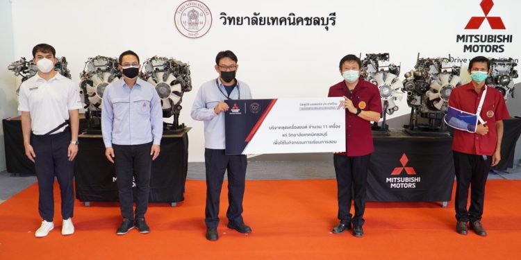 มิตซูบิชิ มอบเครื่องยนต์เพื่อการเรียนรู้แก่วิทยาลัยเทคนิคชลบุรี