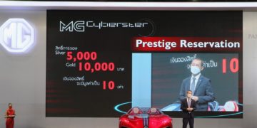 เอ็มจี โชว์ MG Cyberster พร้อมเปิดโอกาสให้คนไทยได้เป็นเจ้าของรถสปอร์ต EV