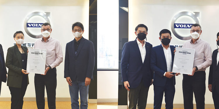 วอลโว่ คาร์ แต่งตั้งศูนย์บริการซ่อมตัวถังและสีแบบครบวงจร “VOLVO CERTIFIED DAMAGE REPAIR CENTRE” อย่างเป็นทางการในประเทศไทย