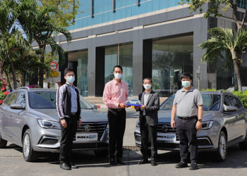 เอ็มจี ส่งมอบ MG EP รถยนต์ไฟฟ้า100% ให้กับ PTTOR บริษัทในกลุ่ม ปตท.