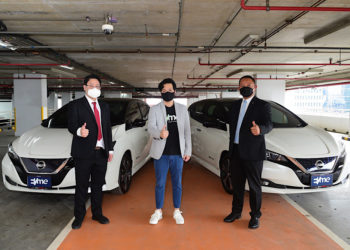 นิสสัน ส่งมอบ ลีฟ 40 คัน ให้กับอีวี มี พลัส