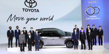 ครั้งแรกกับรถยนต์ไฟฟ้าต้นแบบ Toyota bZ4X และ ยานยนต์ไฟฟ้าแบตเตอรี่ ขับเคลื่อนอัตโนมัติ Toyota e-Pallete ในงานมอเตอร์โชว์
