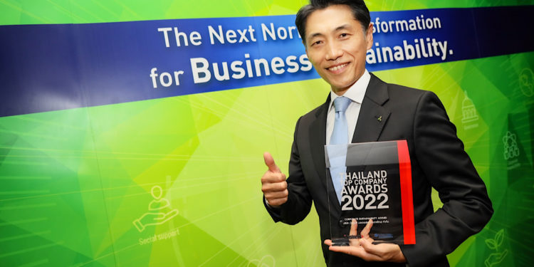 มิตซูบิชิ มอเตอร์ส ประเทศไทย คว้ารางวัล Corporate Sustainability Award จากงาน Thailand Top Company Awards 2022