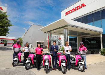 รถจักรยานยนต์ฮอนด้าจับมือ foodpanda ขับเคลื่อน EV Ecosystem สู่ธุรกิจ Food Delivery ด้วย BENLY e: