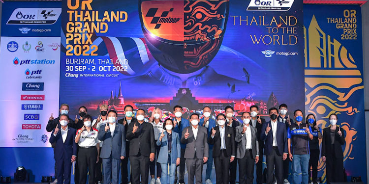 โมโตจีพีวิถีไทย การันตีความยิ่งใหญ่!! รัฐบาลประกาศความพร้อมระเบิดศึกสองล้อชิงแชมป์โลก สนามประเทศไทย พร้อมเปิดขายบัตรวันแรก